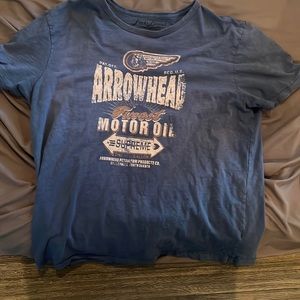 Blue graphic t shirt